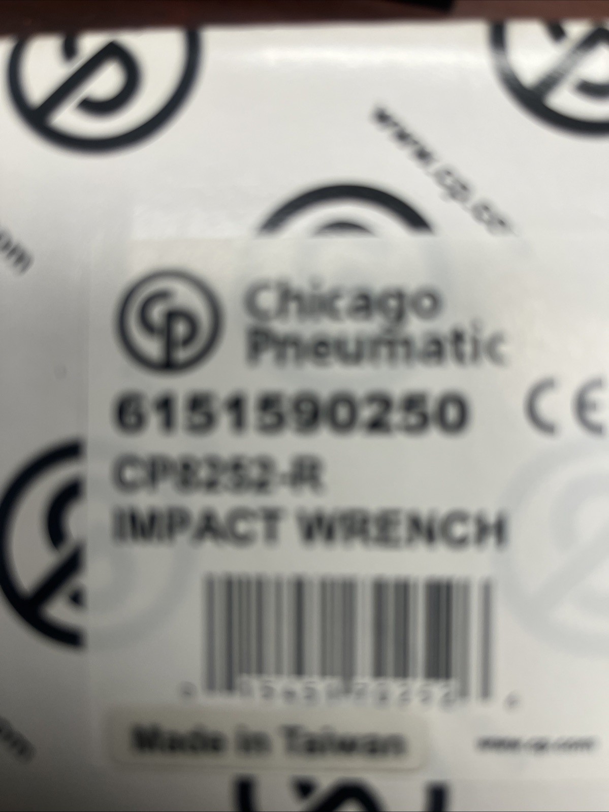 CHICAGO PNEUMATIC CP8252-R Impact Wrench,Air Powered,9000 rpm 36WC38