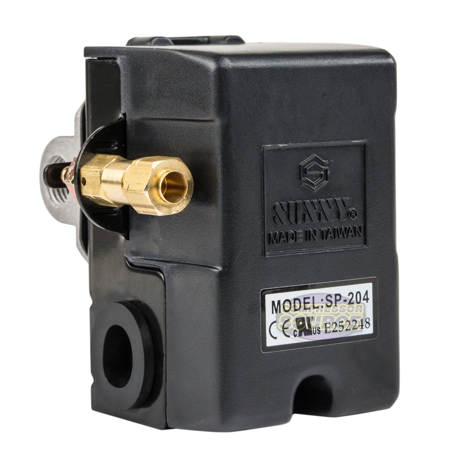 Heavy Duty 25 Amp Air Compressor Pressure Switch Control Valve 95-125 PSI 4 Port
