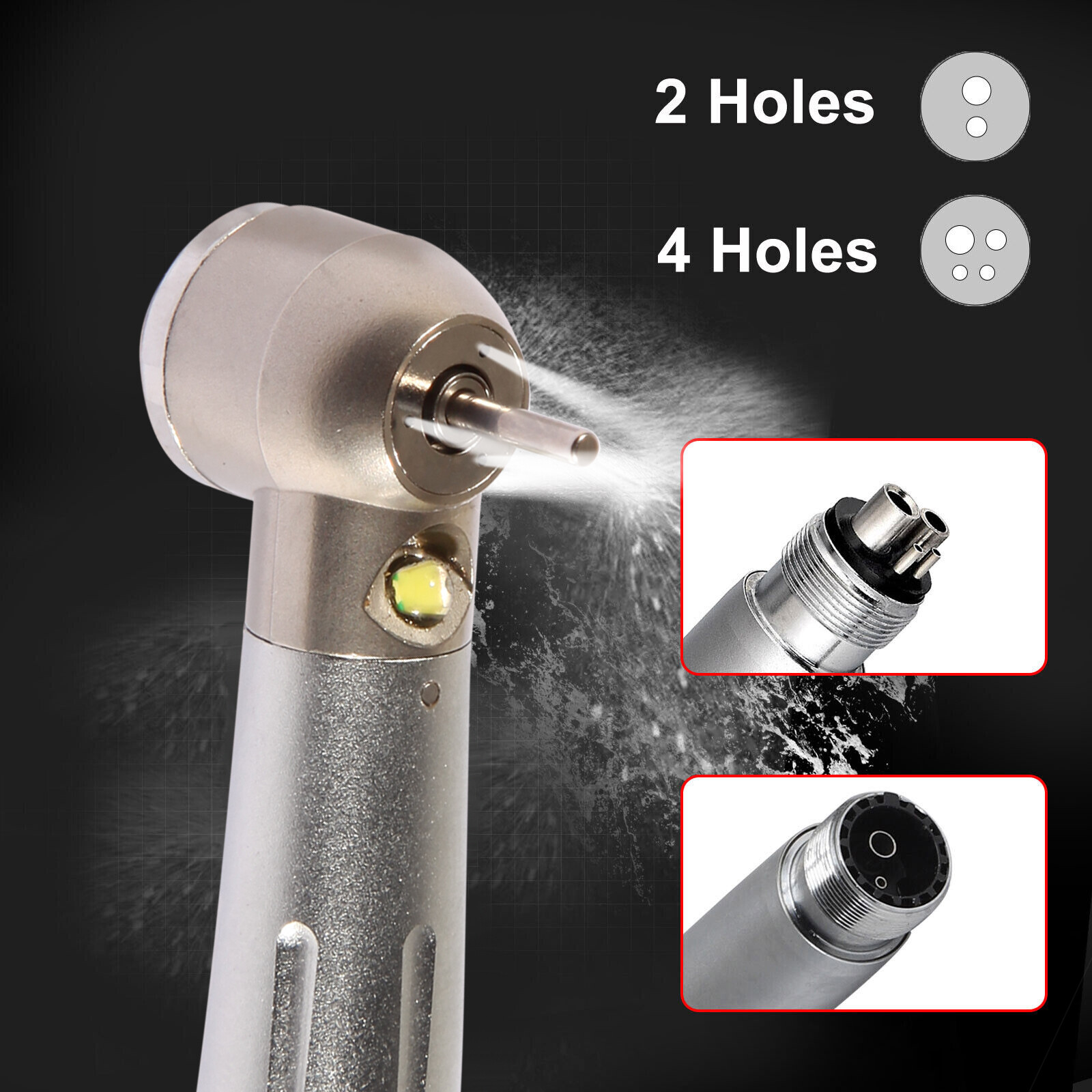 Estilo NSK Dental Pieza mano LED de alta velocidad Pana MAX EK LED 2 & 4Hole PDM