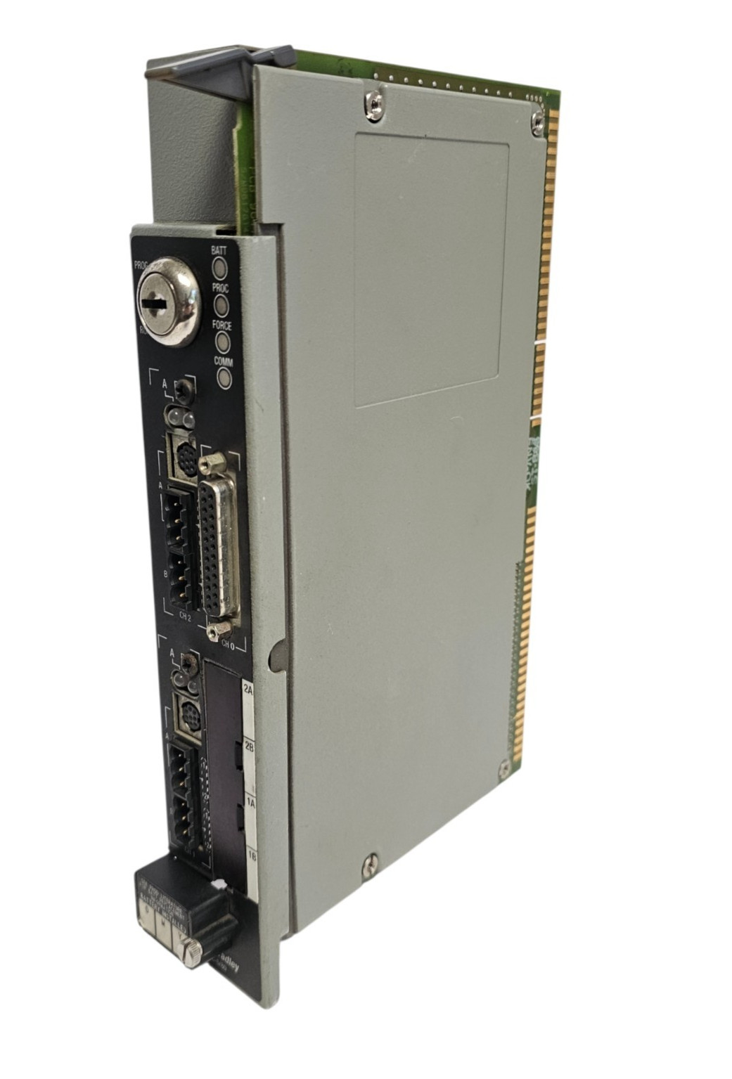 ALLEN BRADLEY 1785-L80B /E PLC-5/80 PROCESSOR MODULE REV. D01 F/W REV. B SER. E
