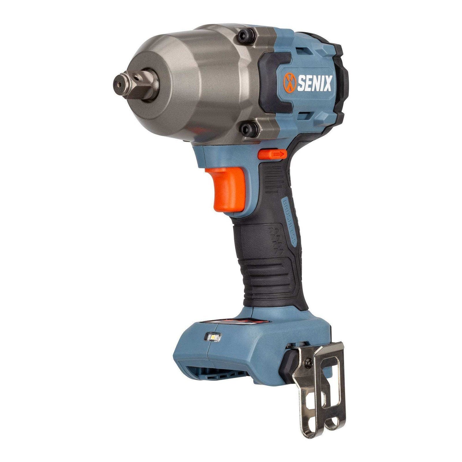 SENIX 20 Volt Max* 1/2″ Cordless Impact Wrench 550 ft-lbs. Max Torque PDWX2-M7-0