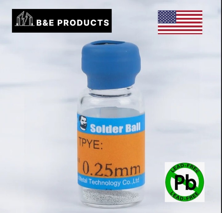 Mechanic Solder Balls, BGA Reballing, 0.25mm, Lead Free