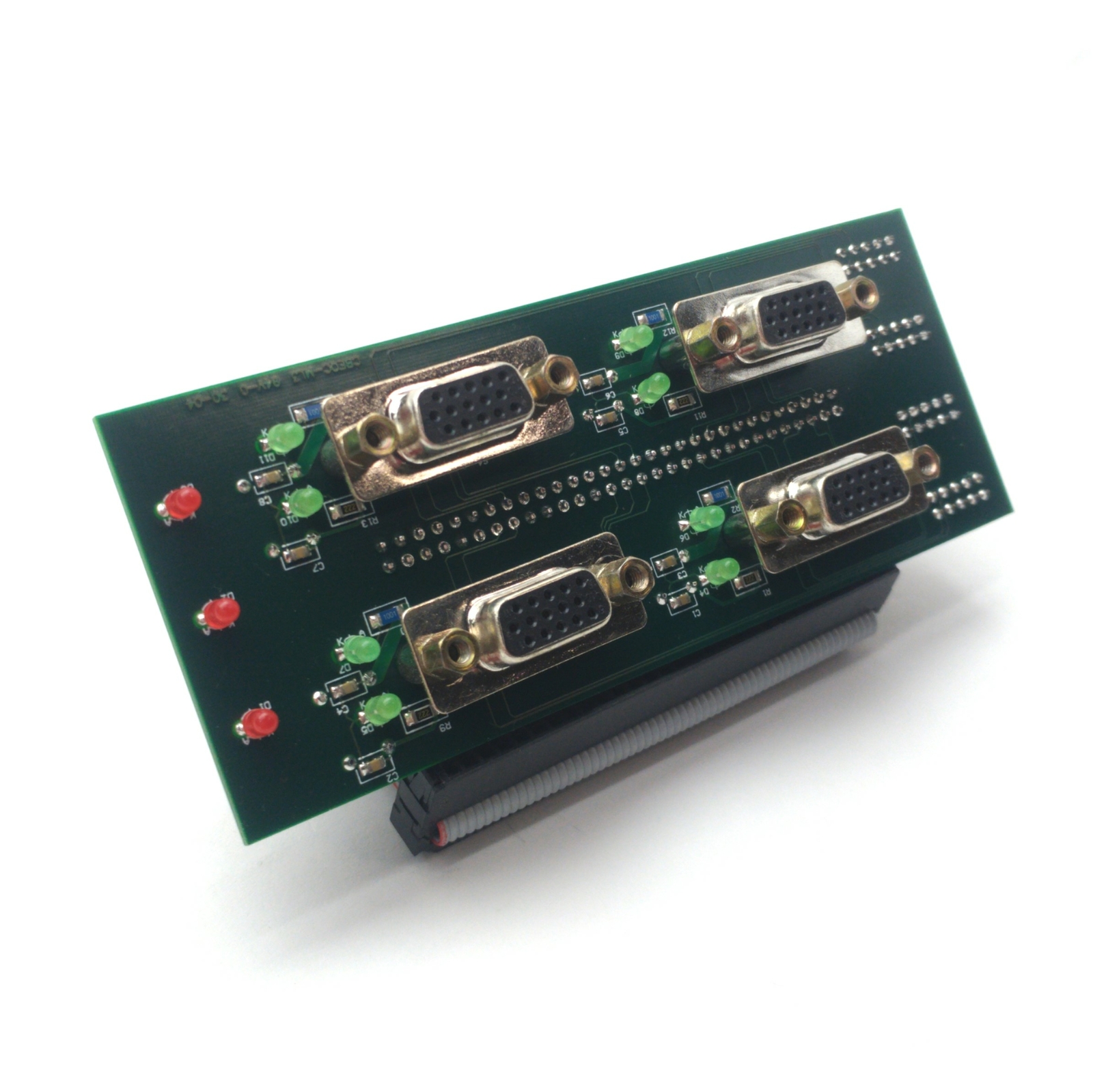 Delta Tau 6131155 PMAC2-PC/104 I/O Board, 60-Pin Header to 4x DB15