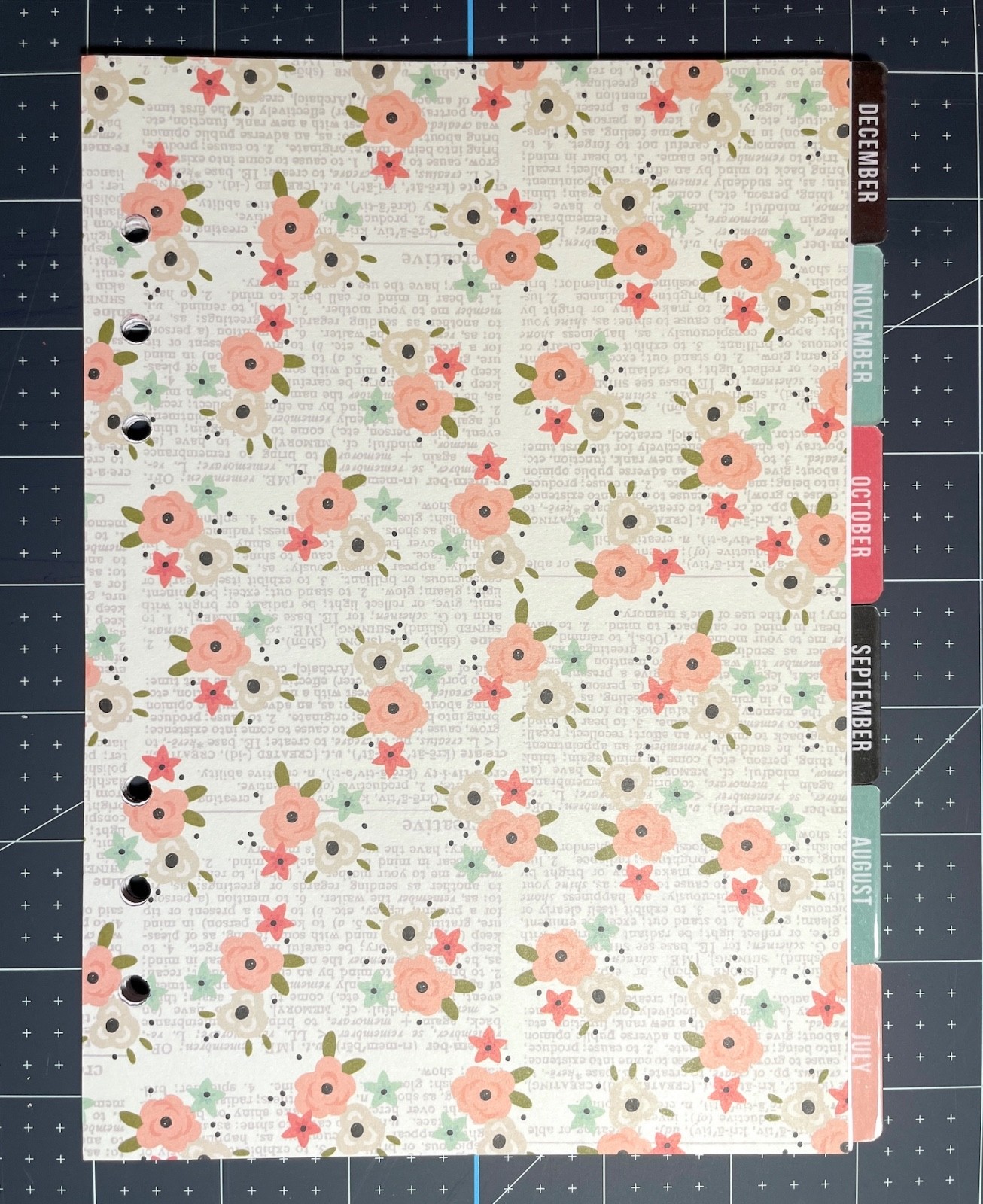 Carpe Diem Undated A5 Monthly Planner Inserts – Bloom