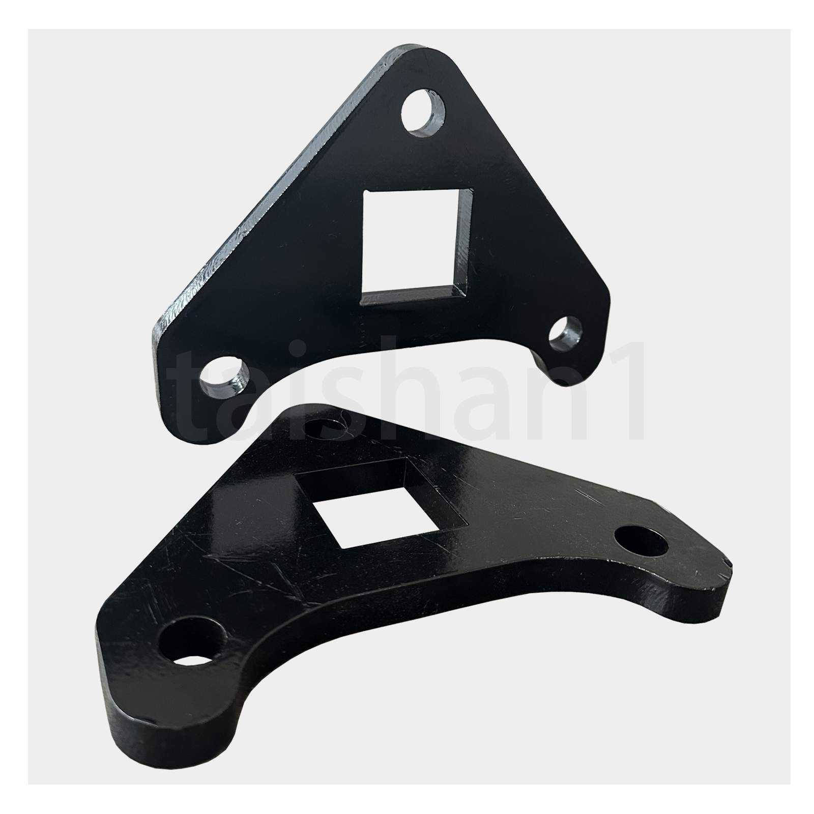 2Pcs Flange bracket For Chinese Mini Excavator Drive Motor Reinforcement Bracket