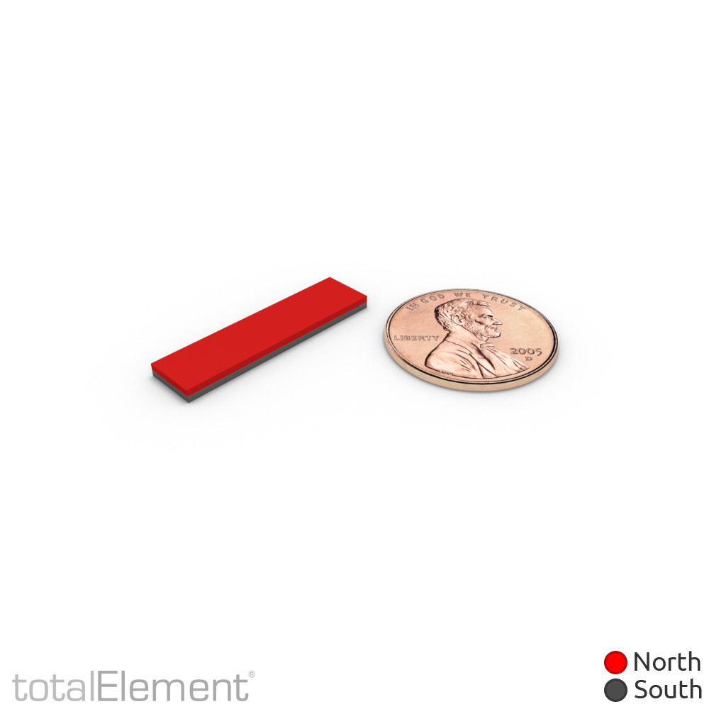 1 x 1/4 x 1/16 Inch Neodymium Rare Earth Bar Magnets N42 (32 Pack)