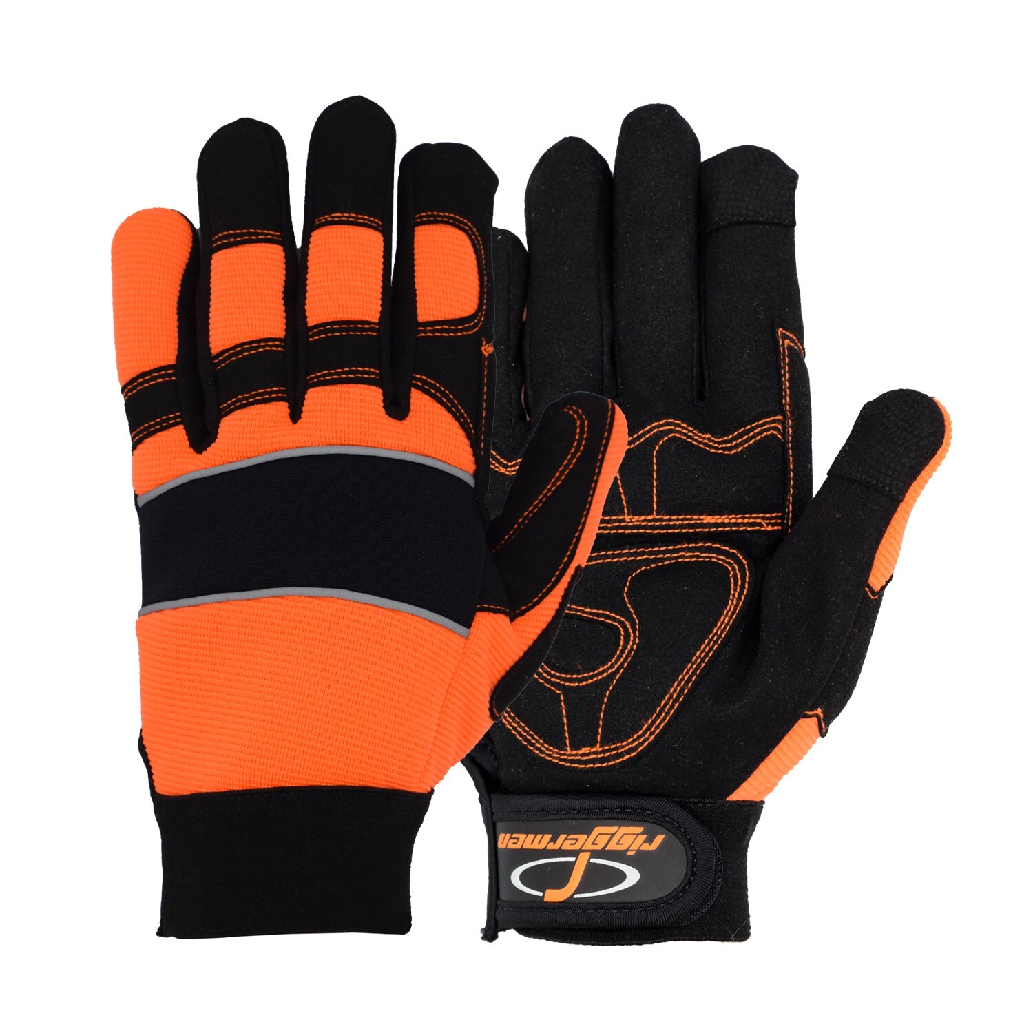 Heavy Duty Mechanic Work Gloves Touchscreen Industrial Builder Safety Potectionn