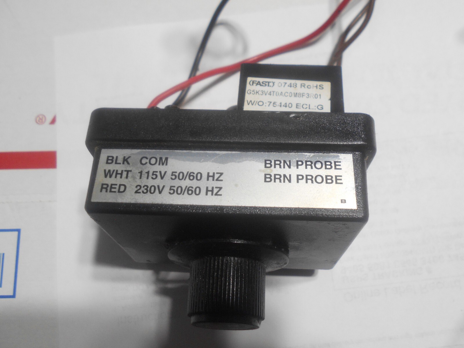 BKI ALF-F COMMERCIAL FRYER THERMOSTAT