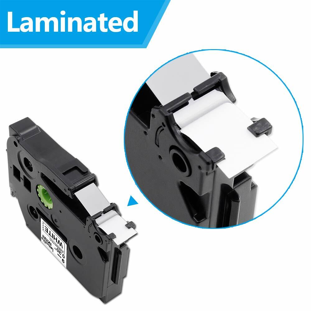 10Pk Compatible Label Maker Tape 12mm for Brother P-Touch TZ-231 TZe-231 PT-D210