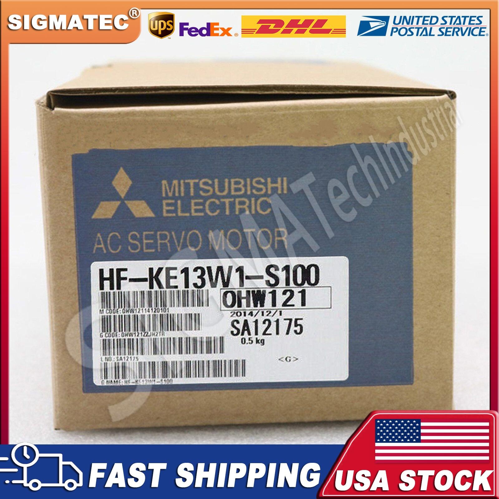 Mitsubishi HF-KE13W1-S100 Servo Motor 1PC New HFKE13W1S100