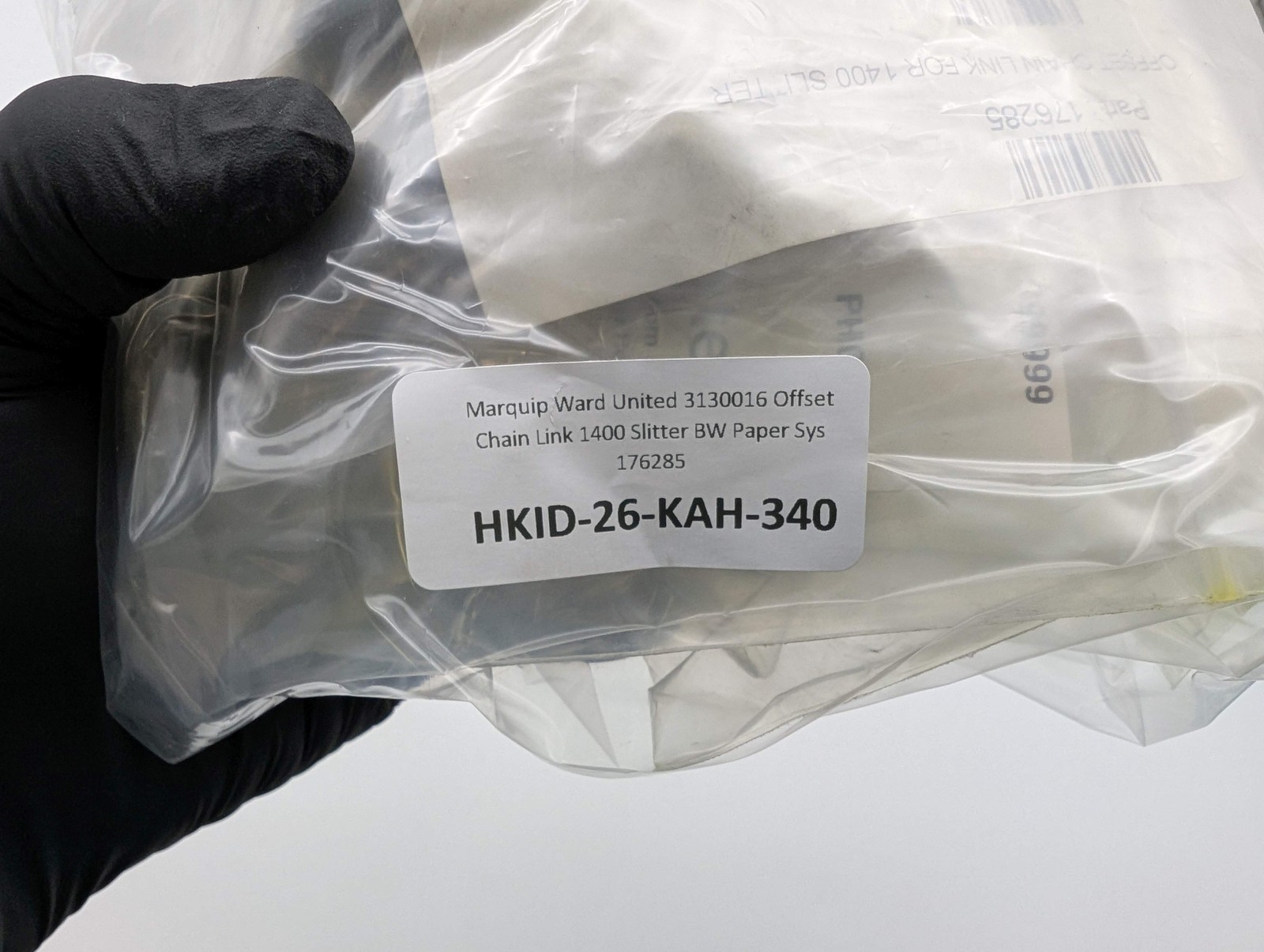 Marquip Ward United 3130016 Offset Chain Link 1400 Slitter BW Paper Sys 176285