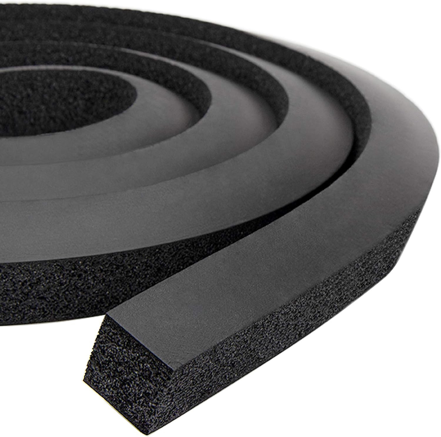 13Ft NBR+PVC Air Conditioner Foam Seal Insulating Strip 2 Roll 1 X 1 Inch 6.5 Fe