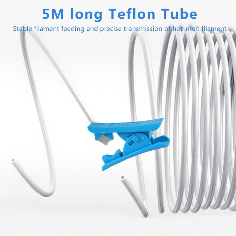 5M (16.4ft) PTFE Teflon Tube for 1.75mm Filament : 2.5mm ID×4mm OD Bowden Tub…