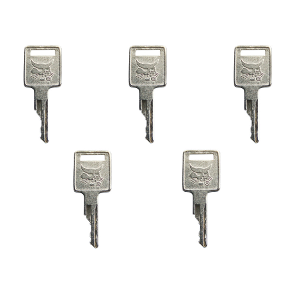 5 pcs Bobcat Ignition Key 6693241 Fits Skid Steers, Excavators FAST SHIPPING