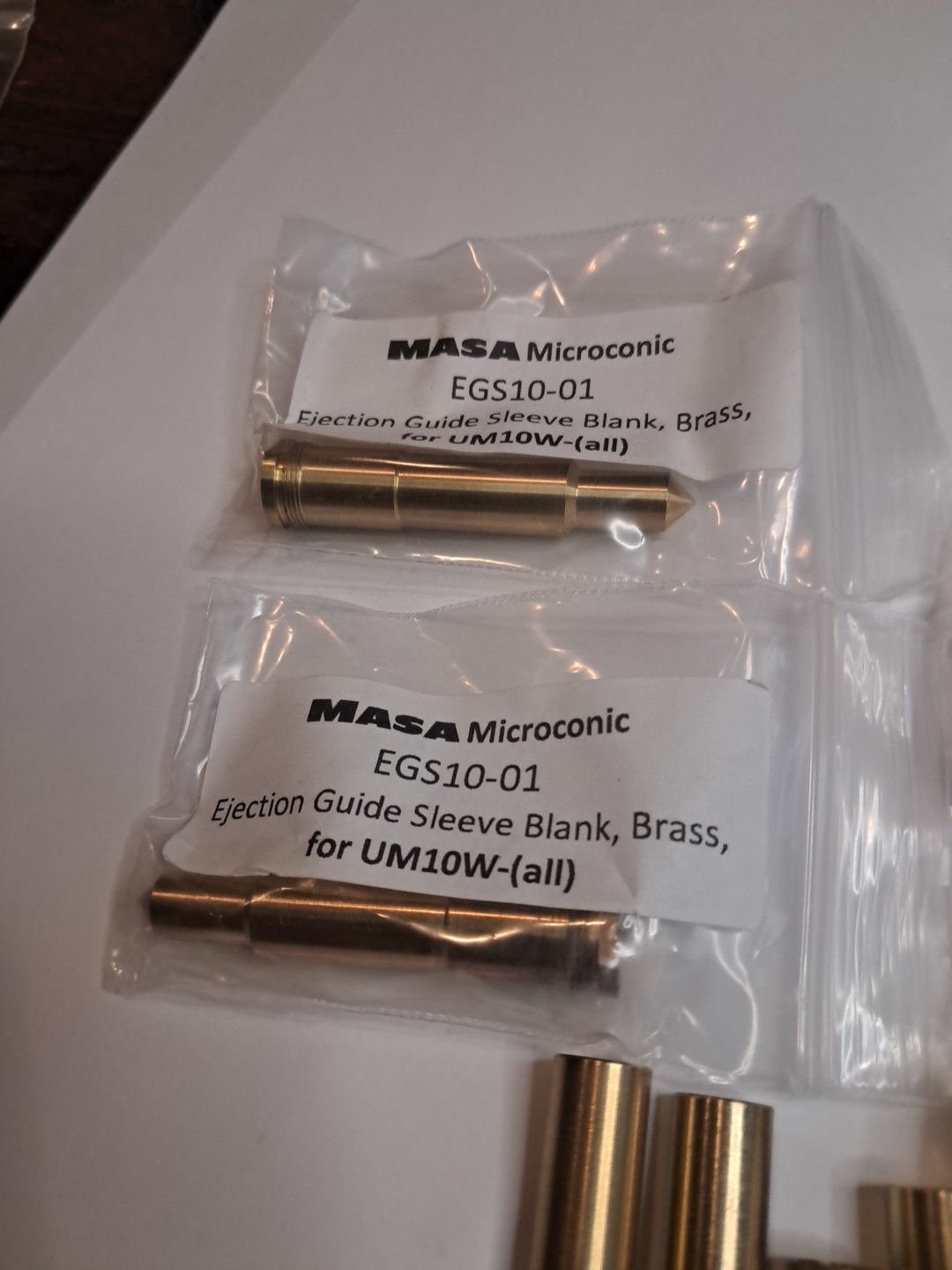 MASA Microconic Egs10 Ejection Guide Sleeve Blanks LOT of 30