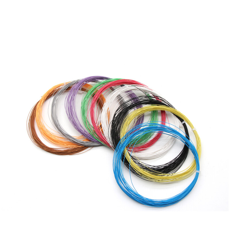Single Conductor Cable Wire 38AWG-24AWG Extra Fine Silver Plated Copper Wires