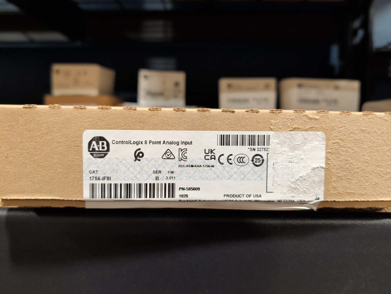 New Sealed AB 1756-IF8I ControlLogix 8 Point Analog Input Module Illinois Stock
