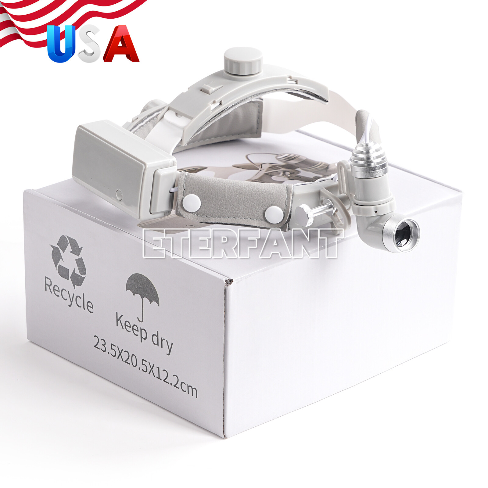 ENT Specific Headlamp Dental 10W LED Medical Headband Head Light Good Light Spot