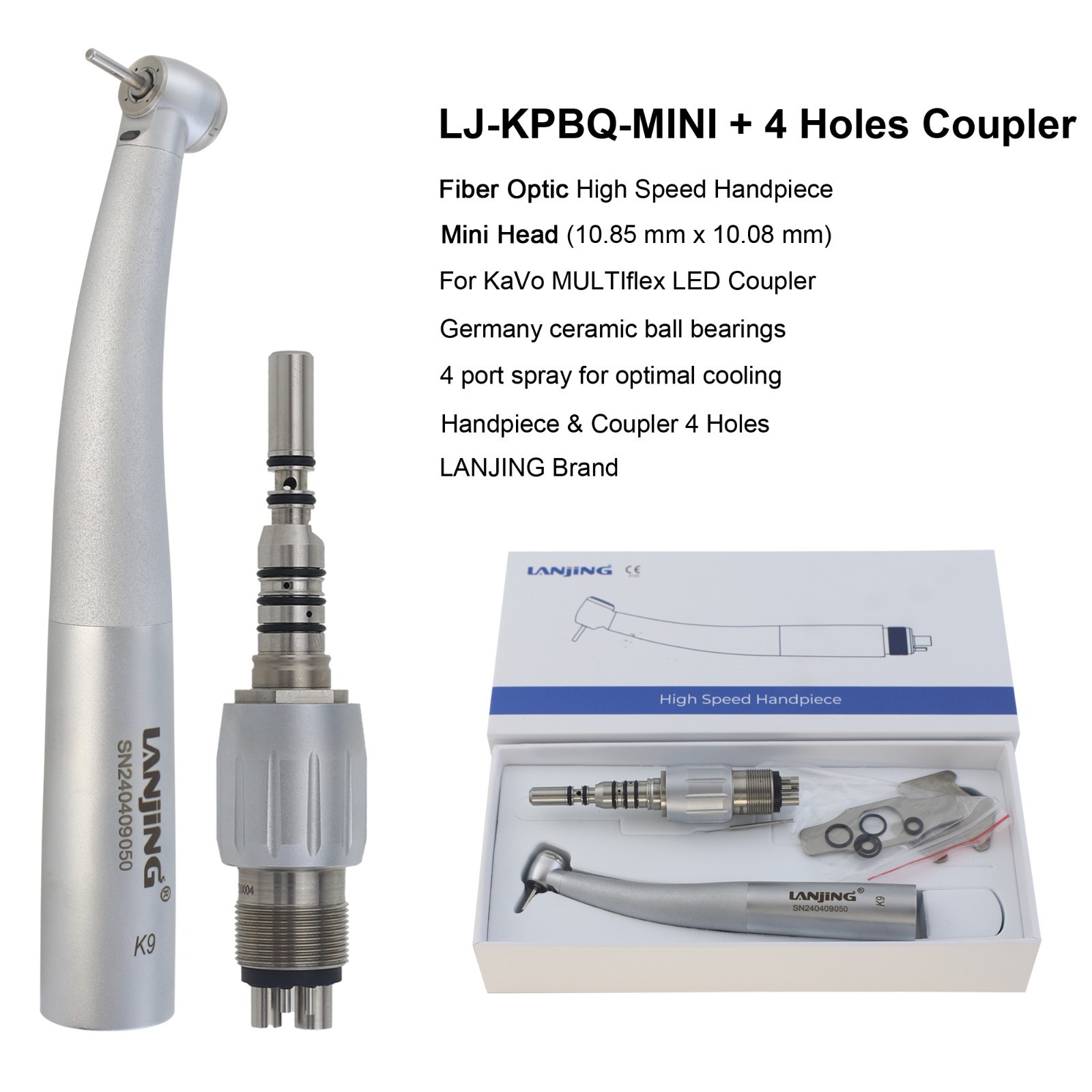 COXO Dental Handpiece Fiber Optic High Speed Turbine For KaVo MULTIflex Coupler