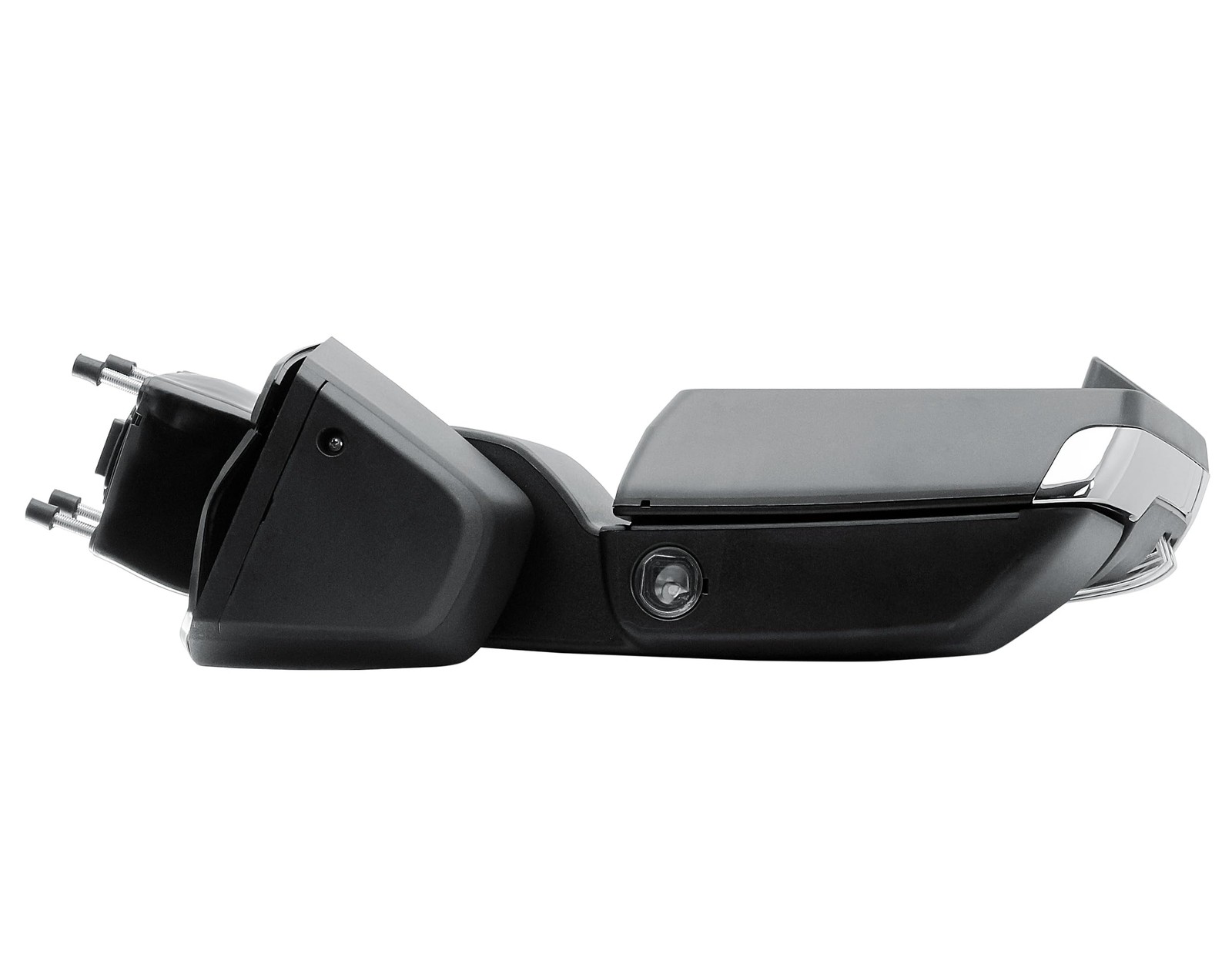 Longling Passenger Right Side Door Towing Mirror Power Heated Glass Blis Chrome