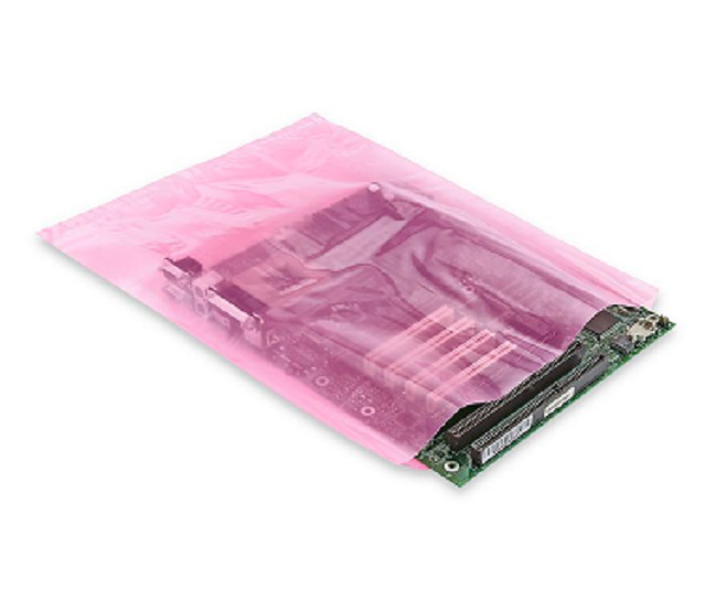 100x Anti-static 12″x 15″ Large Pink Poly Bags Open Ended Motherboard 2 mil ESD