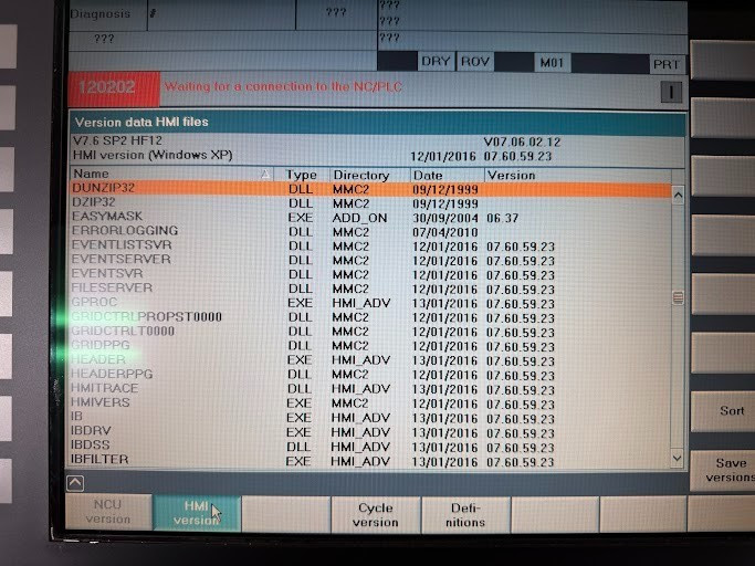 Siemens SINUMERIK PCU 50.5-C 6FC5210-0DF52-2AA0 1.8GHz 1GB CNC 840D Operator