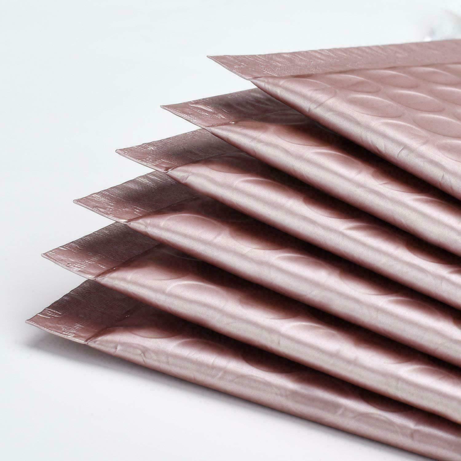 Any Size Color MATTE METALLIC Poly Bubble Mailers Mailing Padded ,shipping