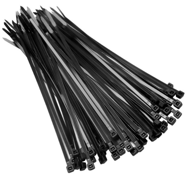 NEW 100 – 1000pcs 4″ to 24″ USA INDUSTRIAL BLACK WIRE CABLE ZIP NYLON TIE WRAPS