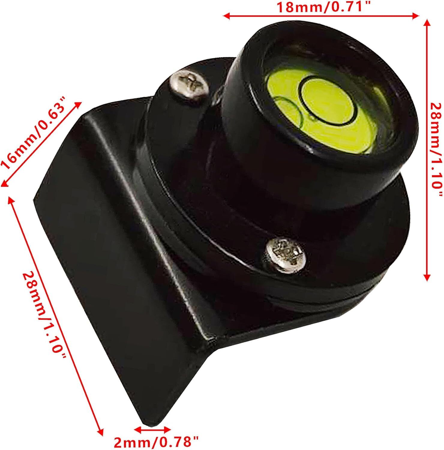 Aluminum Builders Grade Rod Bubble Level Staff Leveling Surveying