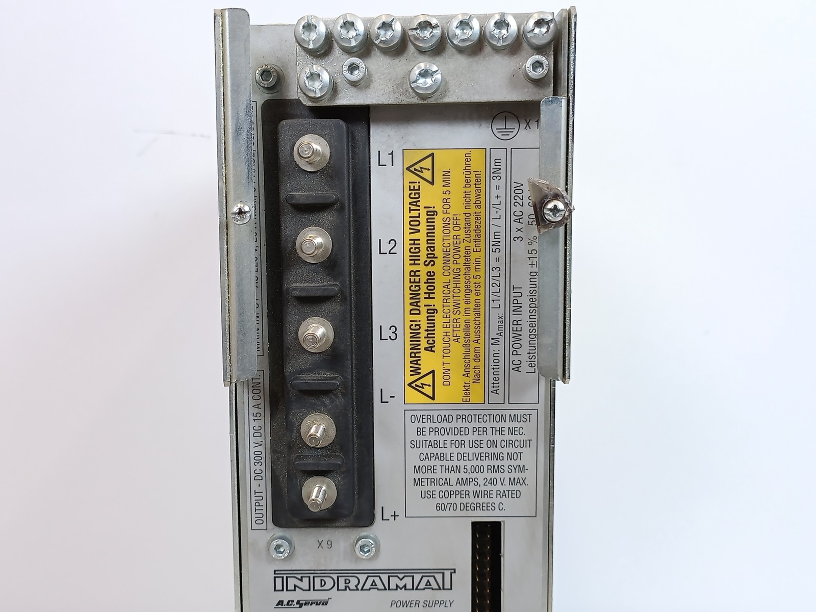 Indramat TVM2.4-050-220/300-W1/220/380 AC Servo Power Supply