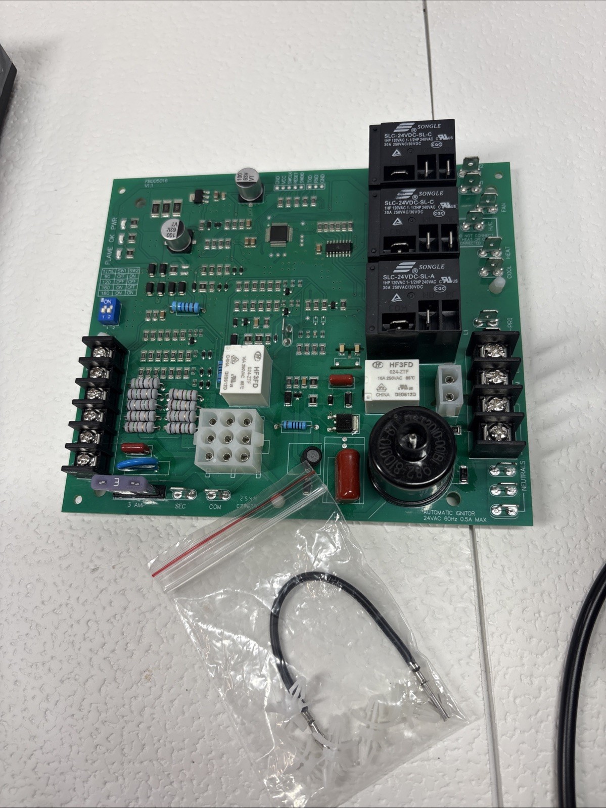 ICM292 Gas Furnace Control Board Rheem Ruud 62-24140-04 / 62-24140-02 / 62-24140