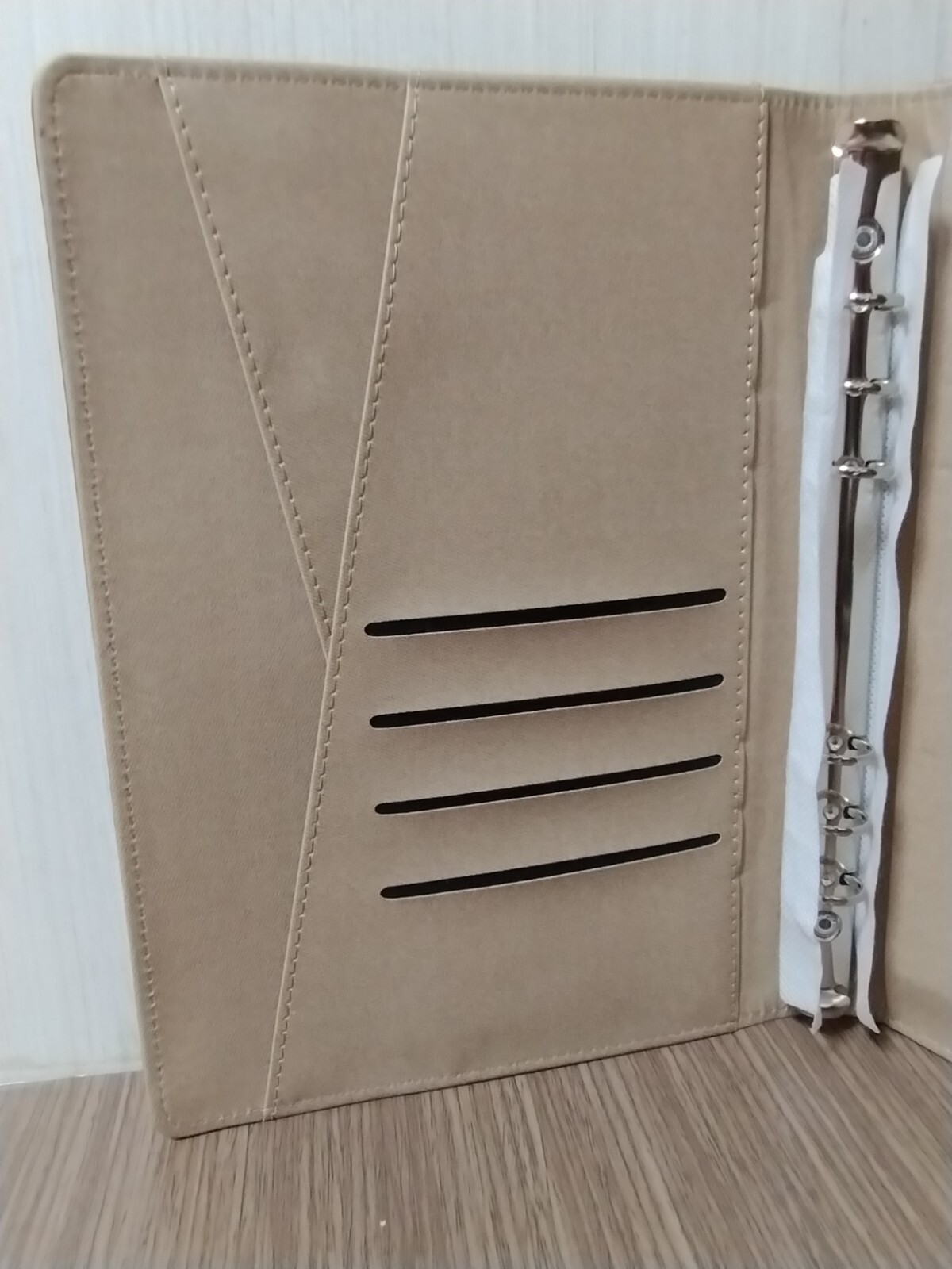 RELATION Executive Leather Notebook, with Qi Wireless Charger and Power Bank