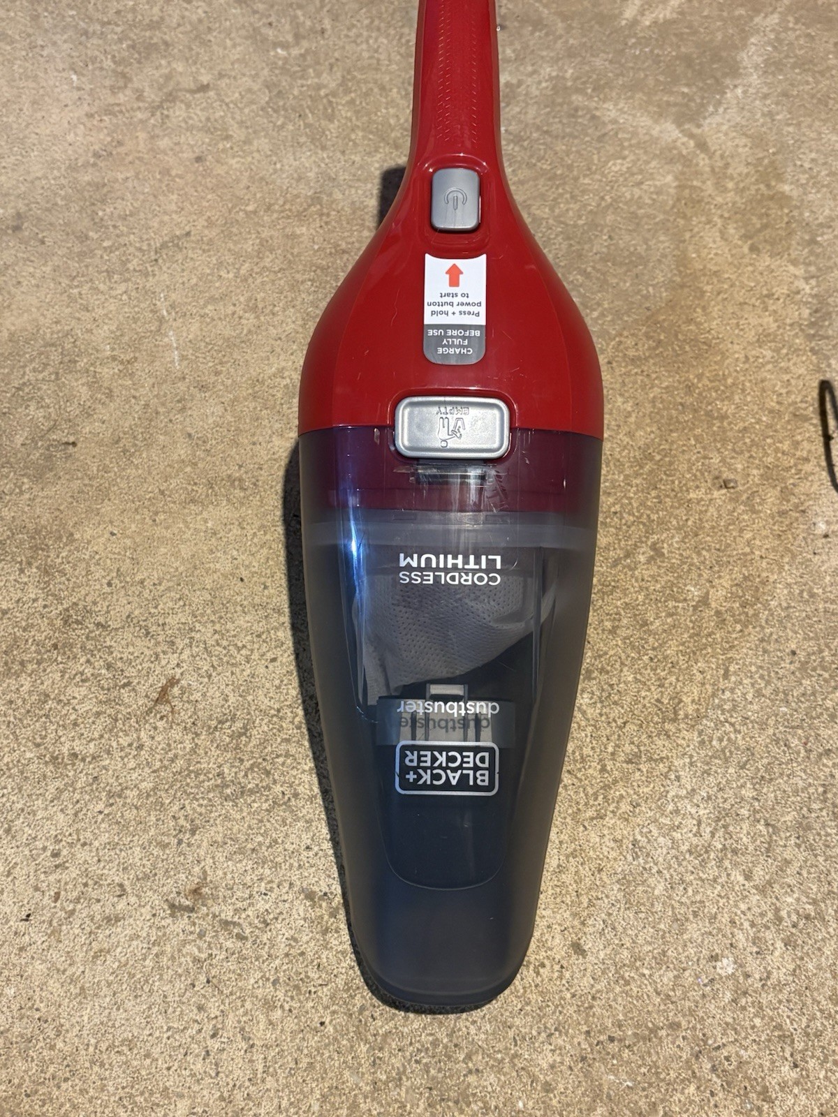 BLACK+DECKER dustbuster Cordless 7.2V Hand Vac Bagless Washable +Tool