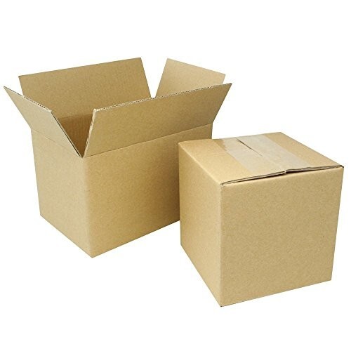 100pcs-8x6x6 Cardboard Paper Boxes Mailing Packing Shipping Box-Economic Grade