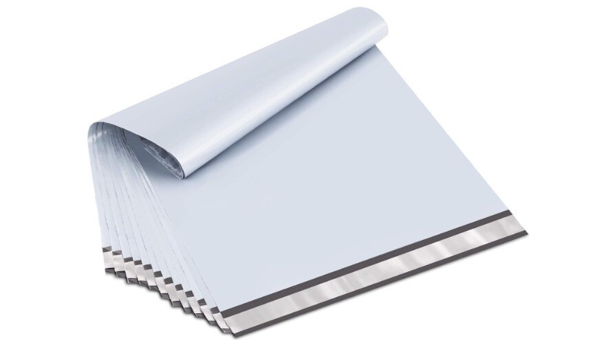 Poly Mailers 100 Plastic Self Sealing White Mailing Bags 2.5 MIL 18×20