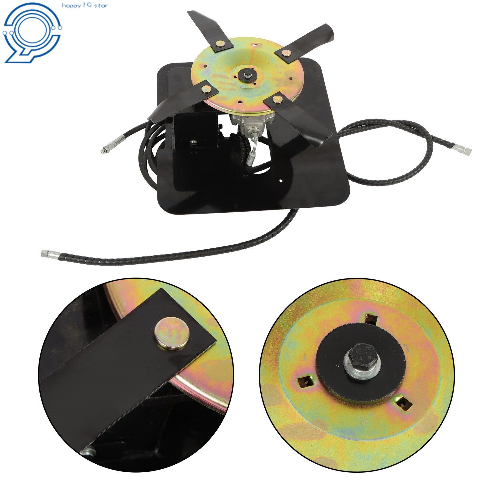 Excavator Hydraulic Grass Cutter Mower Attachment For 1-1.5ton Mini Excavator