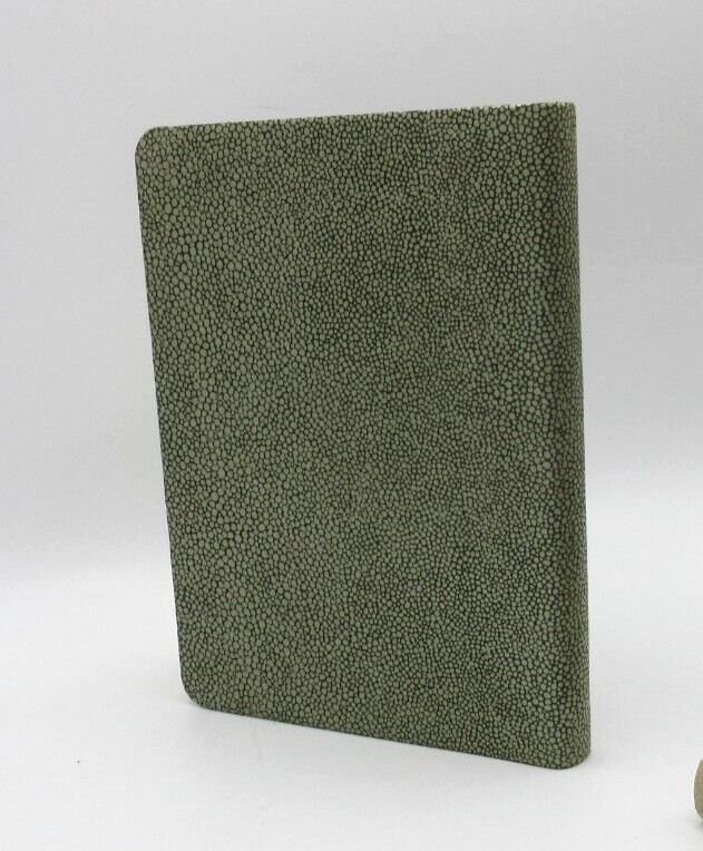 Graphic Image Travel Journal 7″ Leather Soft Cover 224 Lined Pages $90 GREEN