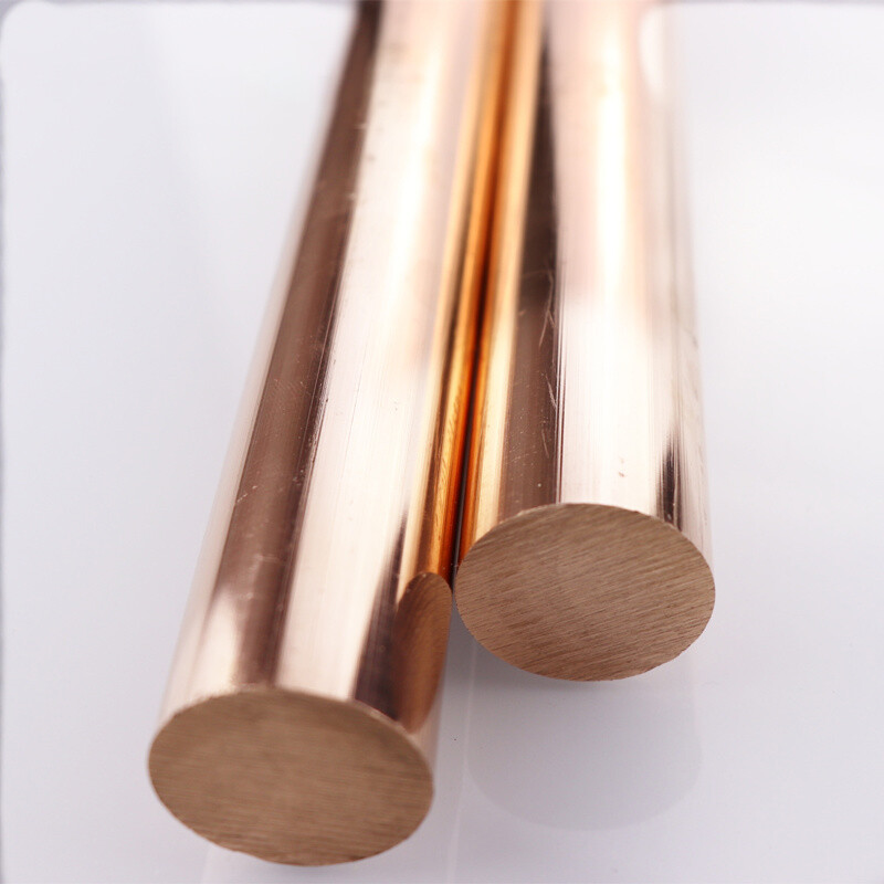 Copper Round Solid Rod Bar 12mm – 55mm Diameter 100 150 200 250 300mm Length