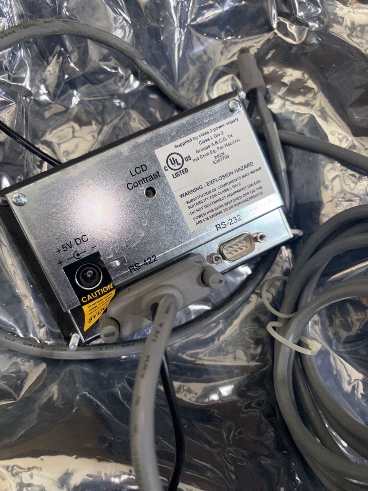 BEIJER ELECTRONICS E100 HMI OPERATOR PANEL with Cable