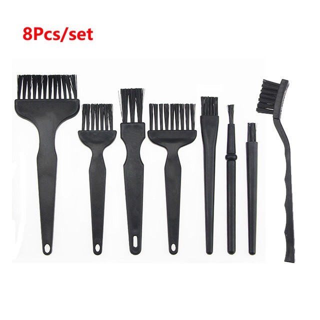 8PCS set ESD SMD Anti-static Cleaning Brush for Electronic Repair PCB Soldering