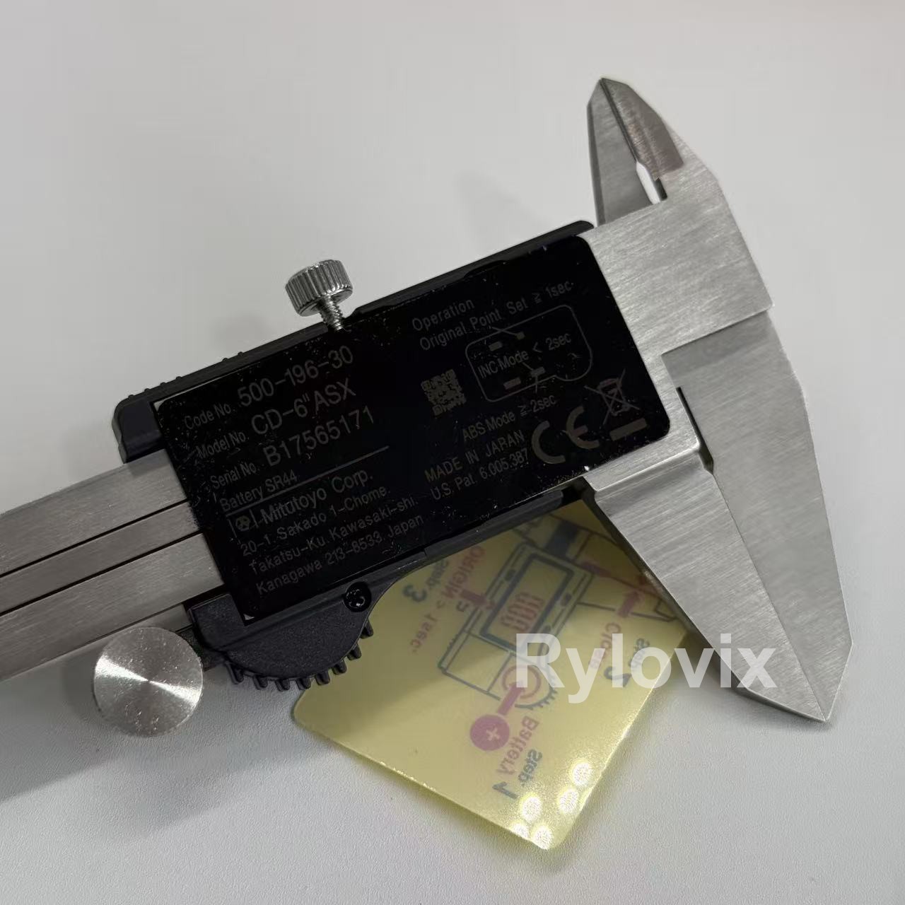 Mitutoyo Japan 500-196-30 0-150mm/6″ Absolute Digital Digimatic Vernier Caliper