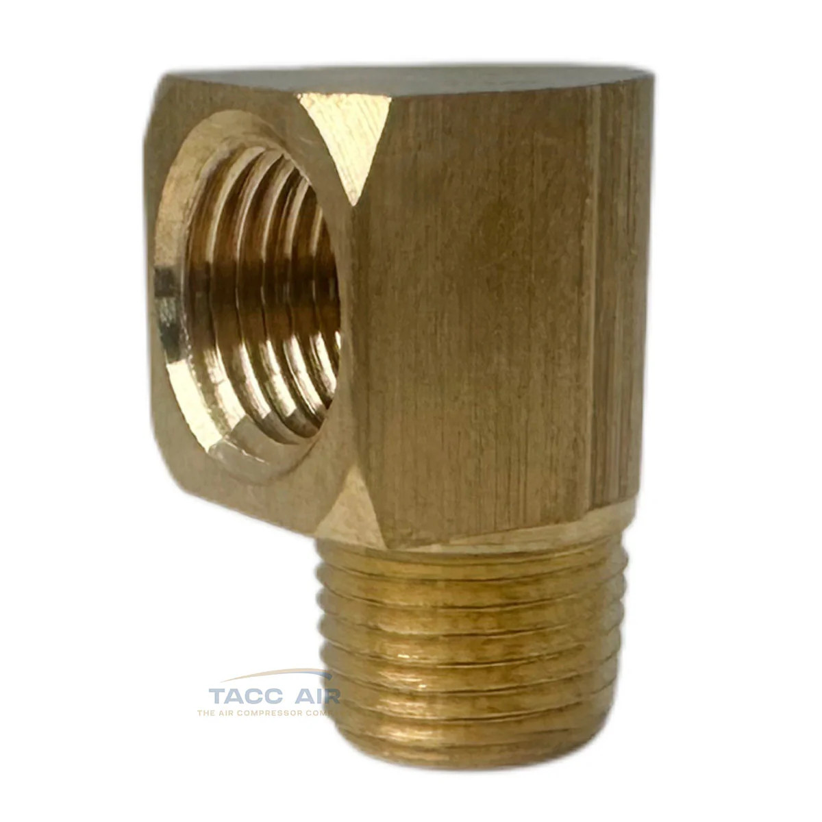 5 Pack 1/8″ NPT Brass Street Elbow 90 Degree Pipe Thread Fitting Male Female