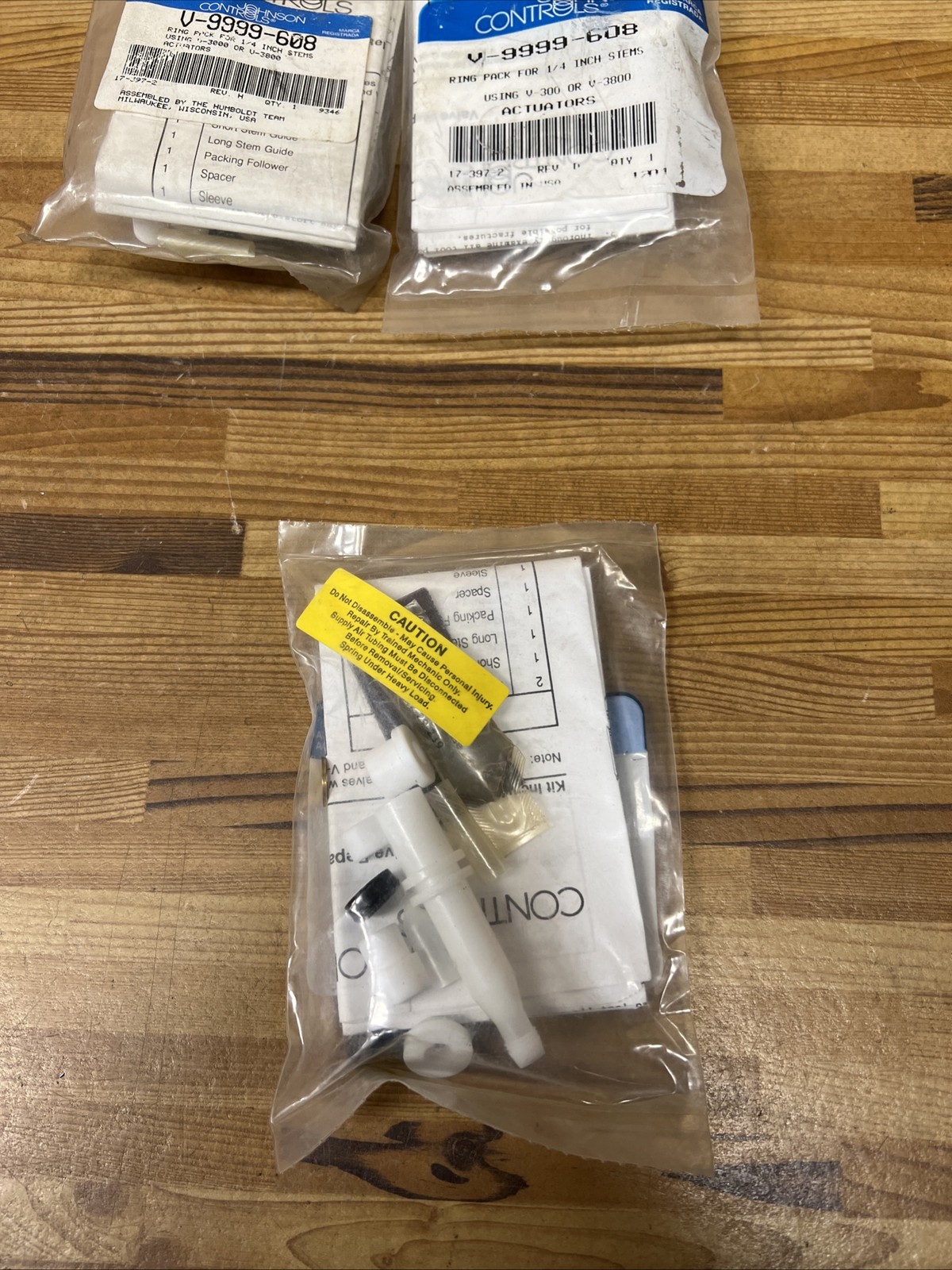 Johnson Controls V-9999-608 Ring Pack Kit for 1/4 in Stems