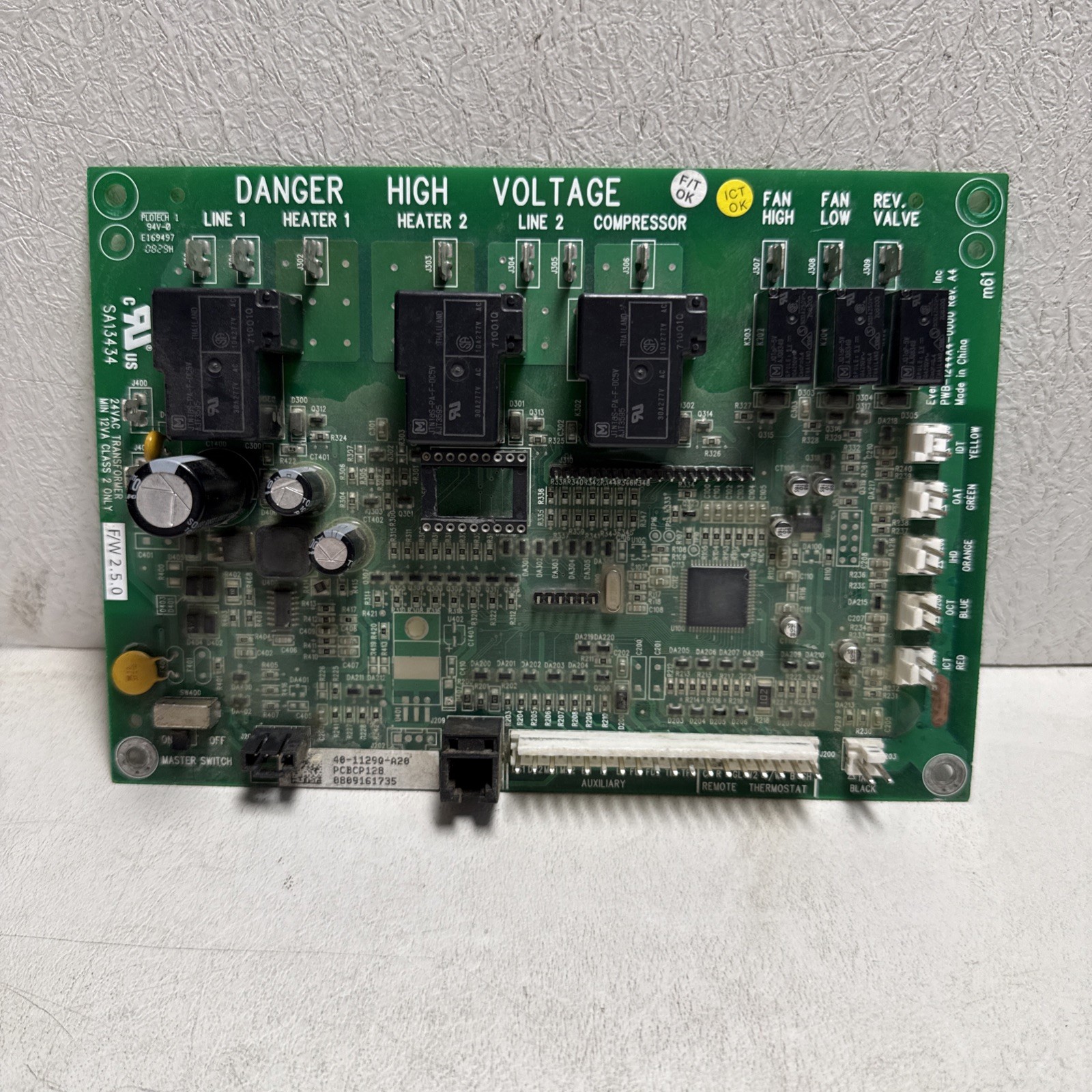 Amana Goodman PTAC PCBCP128 Control Circuit Board 40-1129Q-A20