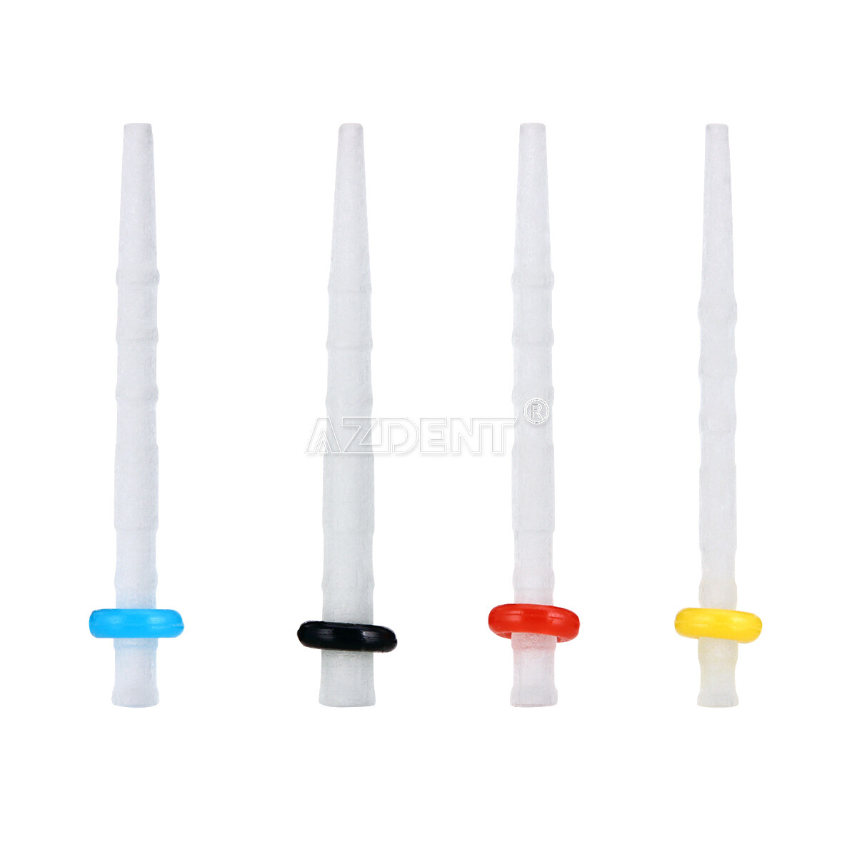 5 Packs Dental High-intensity AAA Fiber Posts Resin Screw Thread Glass 4 Drills