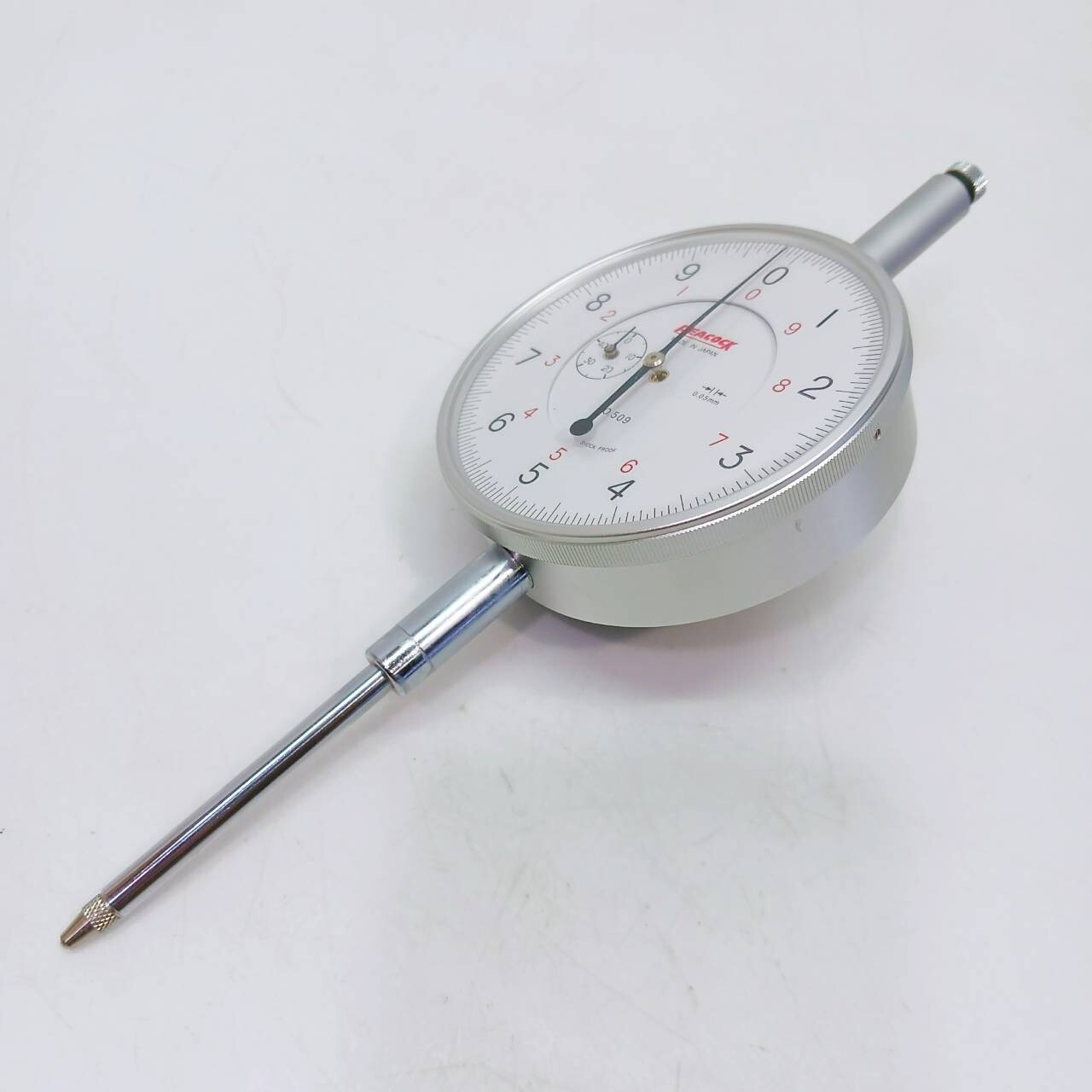 PEACOCK Dial Gauge No.509 0-50mm 0.05mm Gage Tested Working From Japan /AM0713