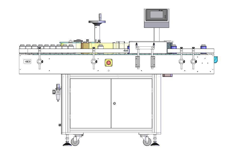 Automatic Round Bottle Vertical Labeling Machine labler for Beer Can Labeller