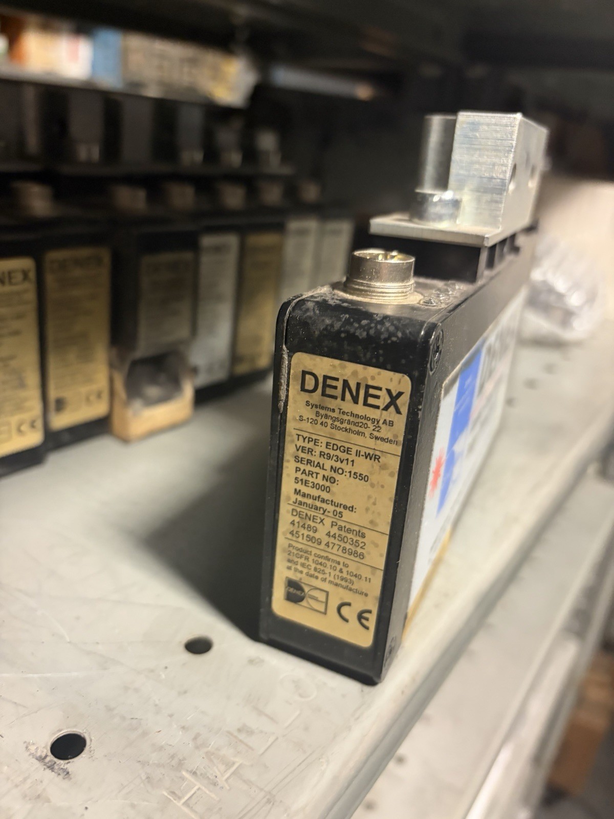 Denex Laser Copy Sensor Edge Detector II-WR 51E3000 USED