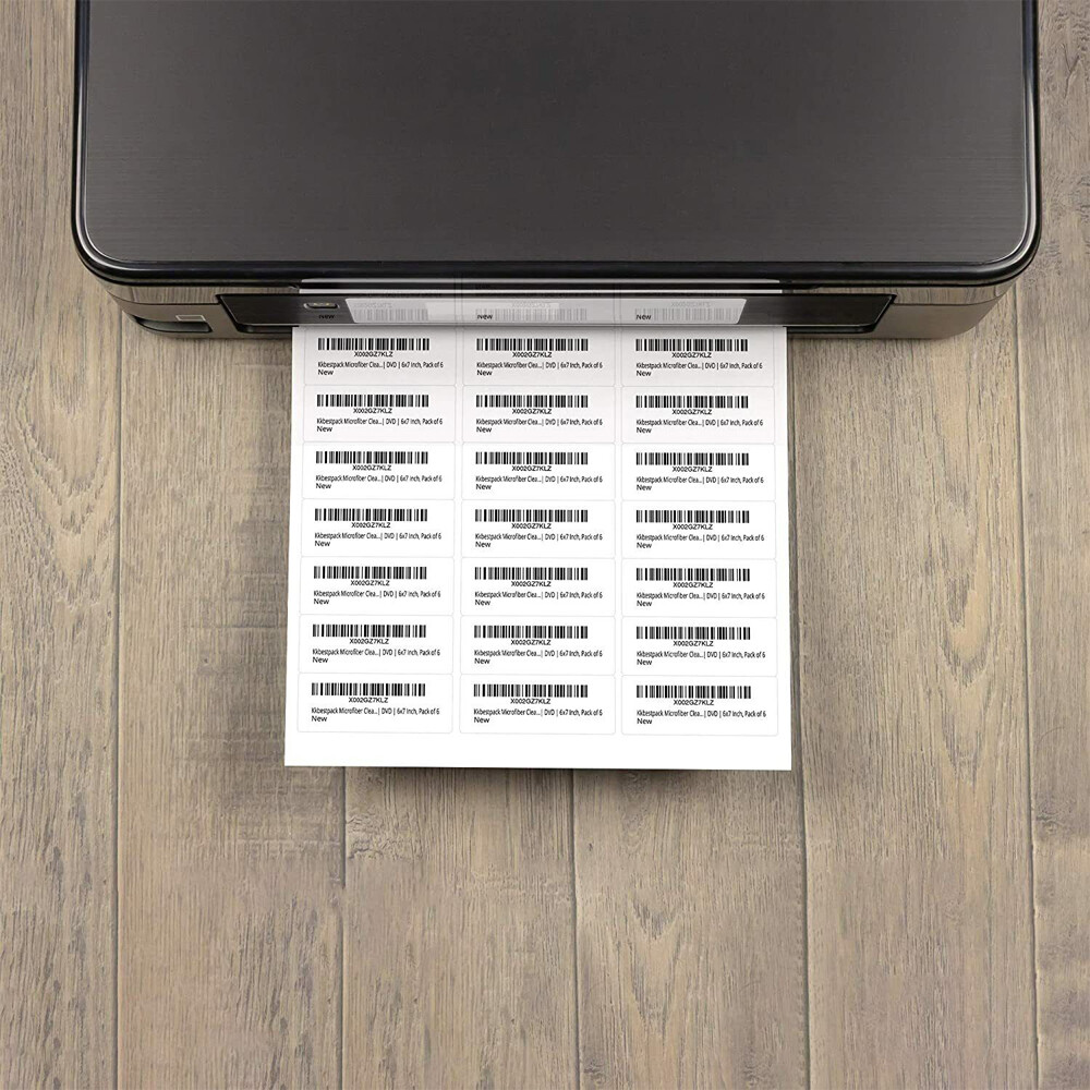 2000 Sheets Shipping Labels 1 x 2 5/8 30Up Adhesive Mailing Address Laser Inkjet