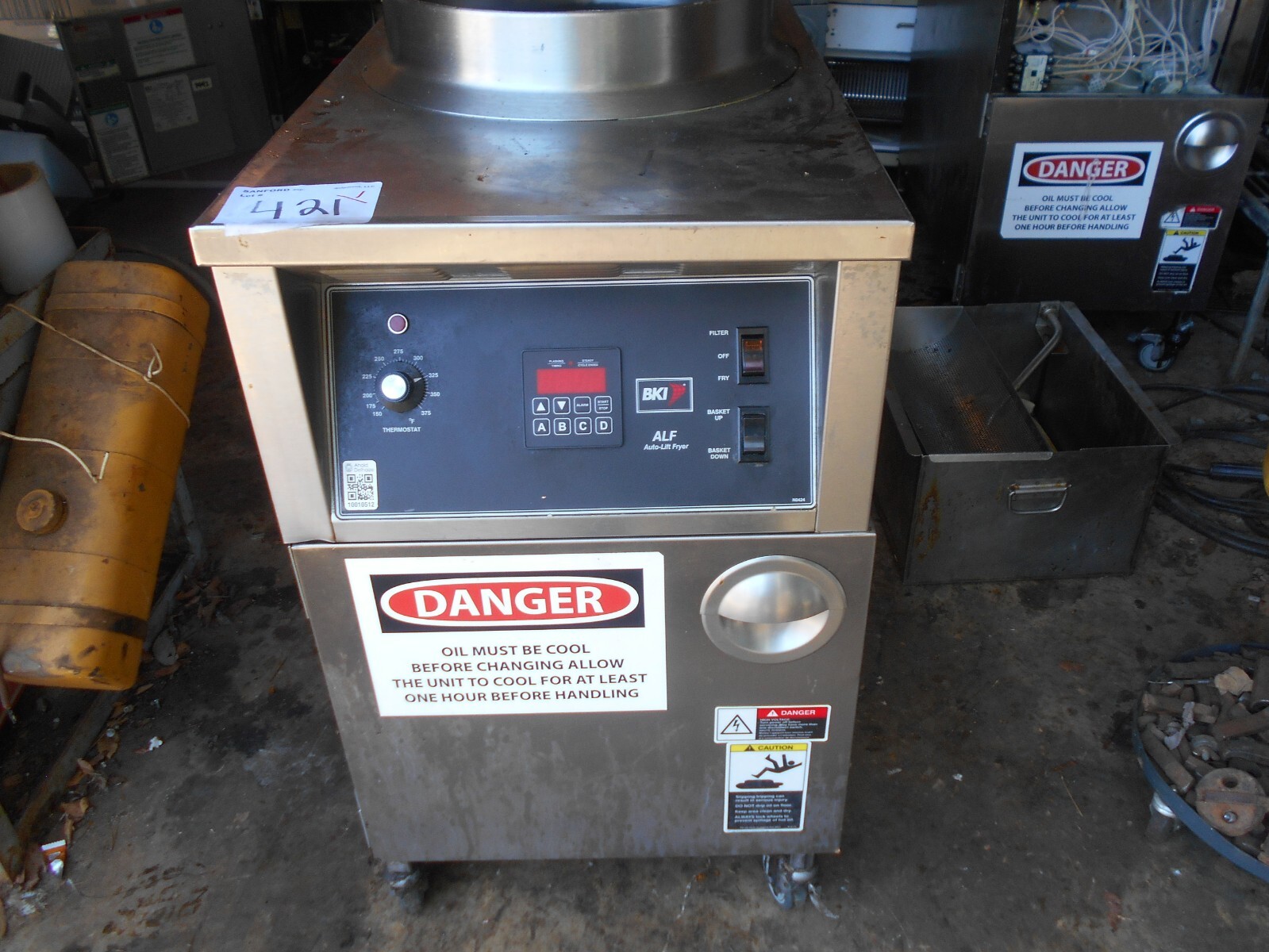 BKI ALF-F COMMERCIAL FRYER THERMOSTAT